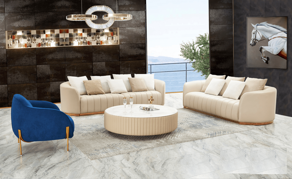 Elegant 1, 2 & 3 Seater Sofa Set - Joy Furniture