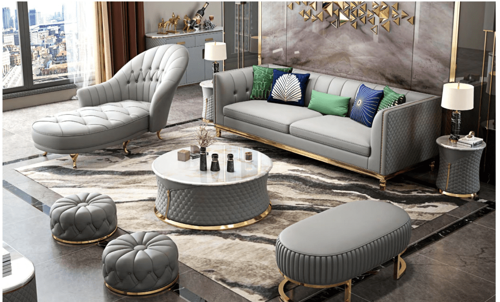 Italian Designed Sofa Set - Joy Furniture