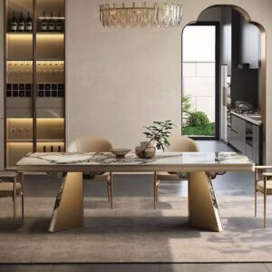 Luxe 12-Seater Sintered Stone Table