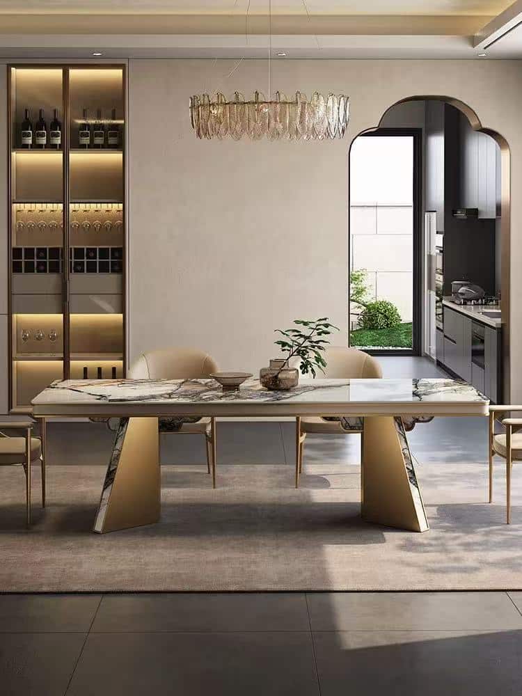 Luxe 12-Seater Sintered Stone Table