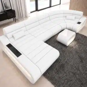 Modern Curved Corner Sofa