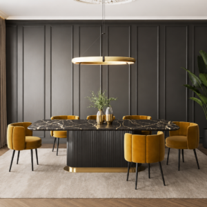 Monaco Luxury Marble Dining Table – 2.0m
