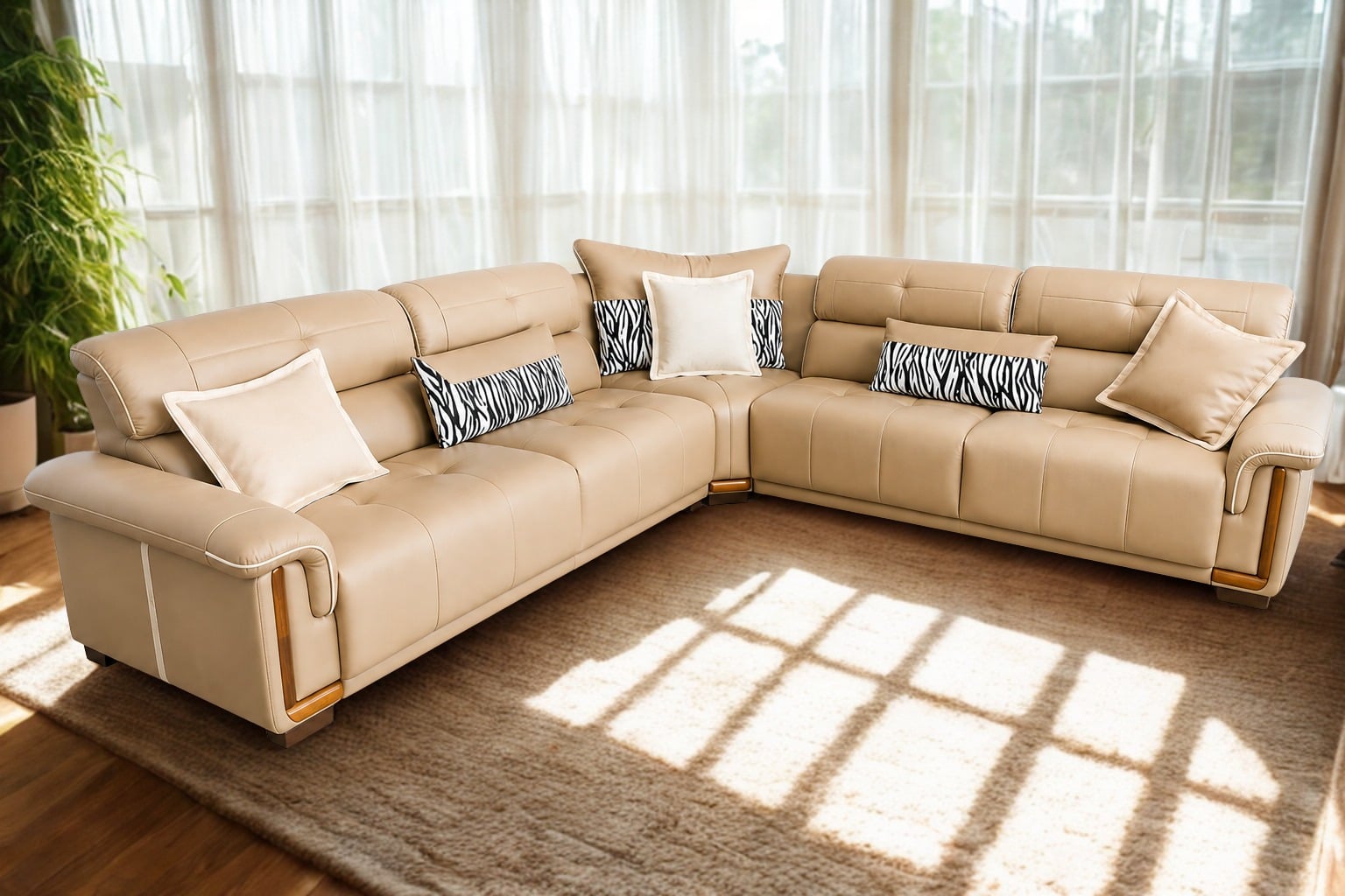 Elegant Corner Sofa